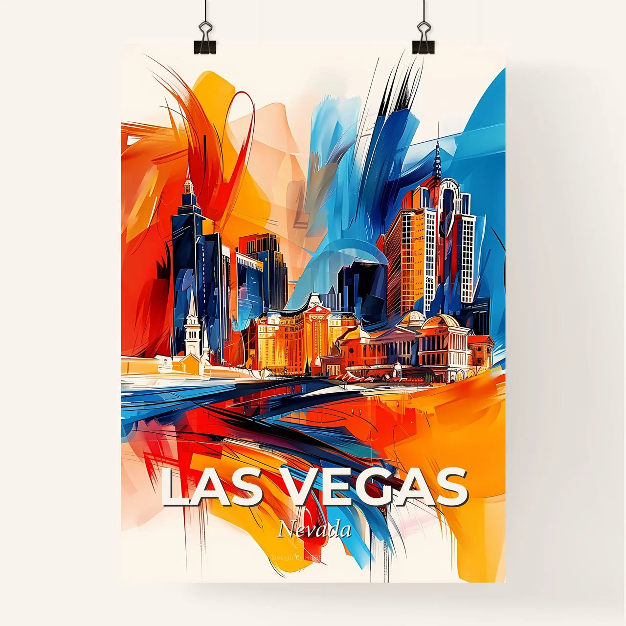 Vibrant Las Vegas, Nevada Poster