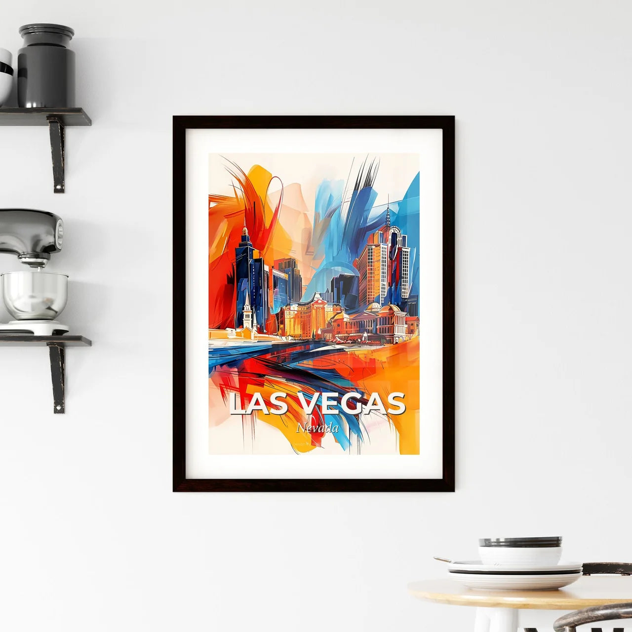Vibrant Las Vegas, Nevada Framed Print
