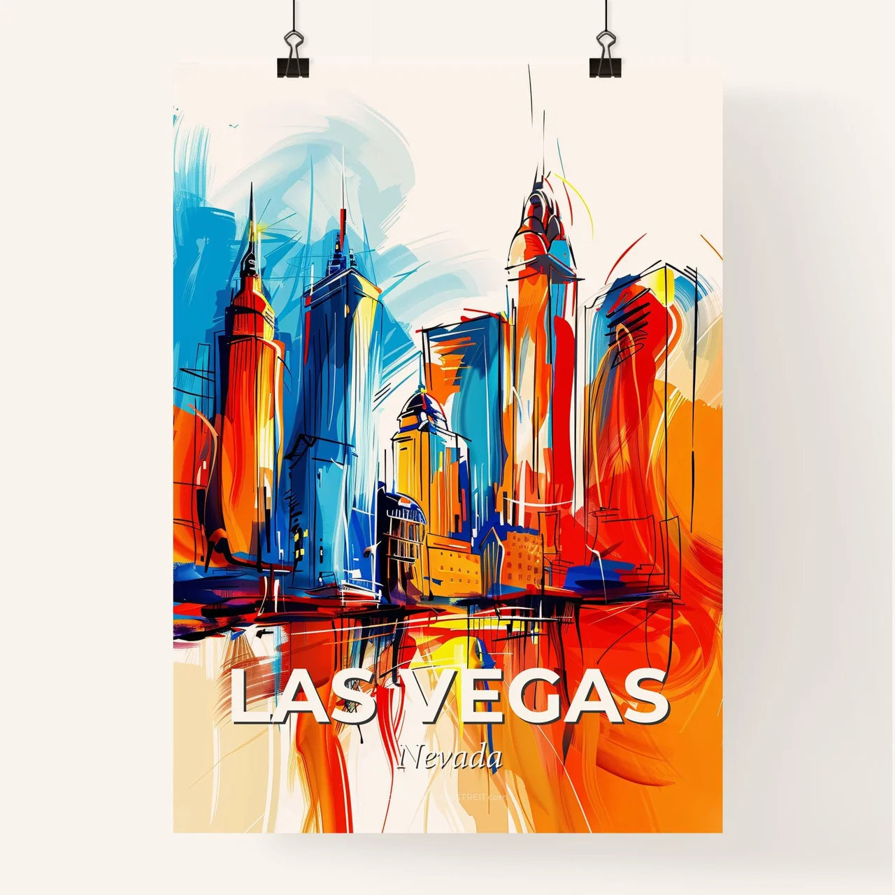 Vibrant Las Vegas, Nevada Poster