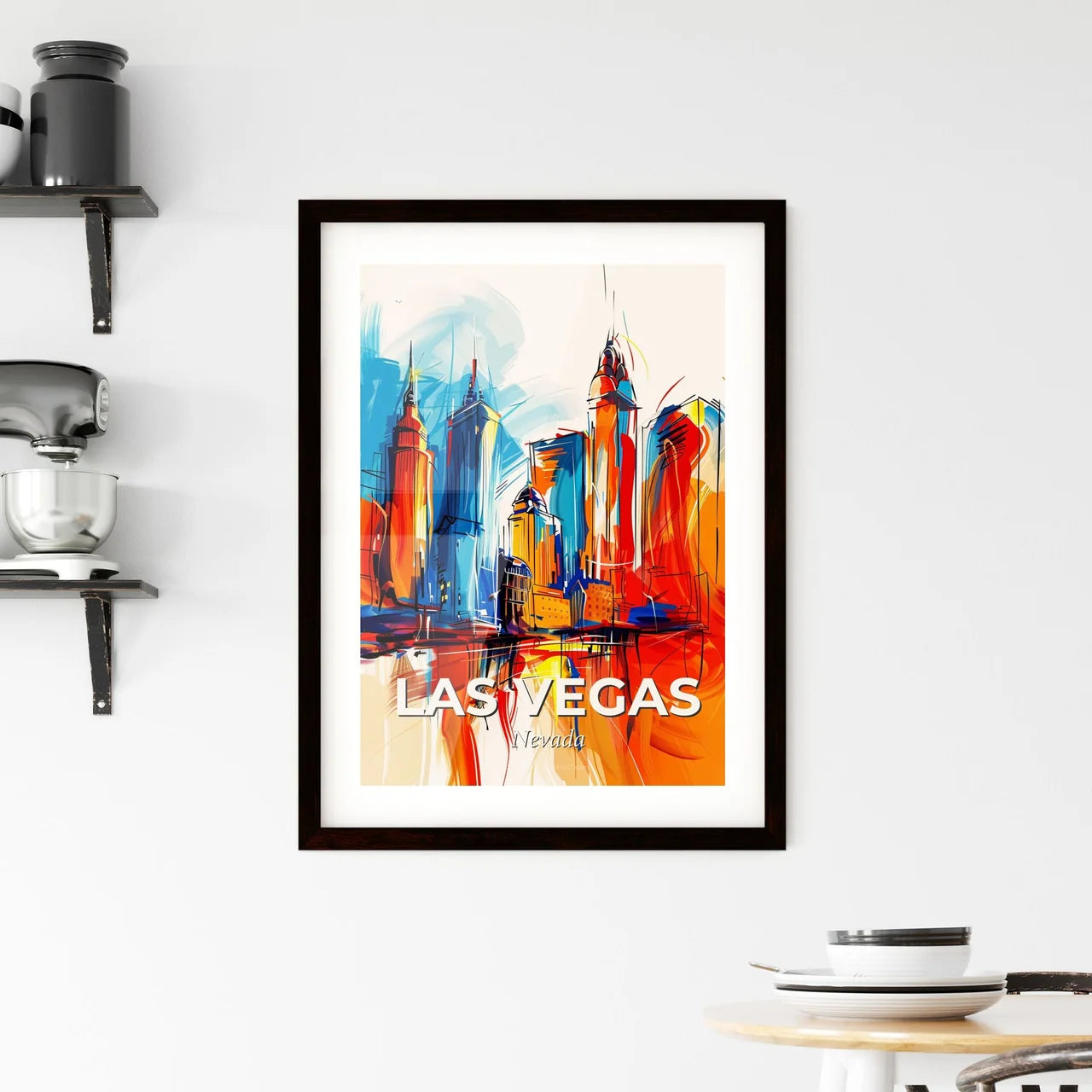Vibrant Las Vegas, Nevada Framed Print