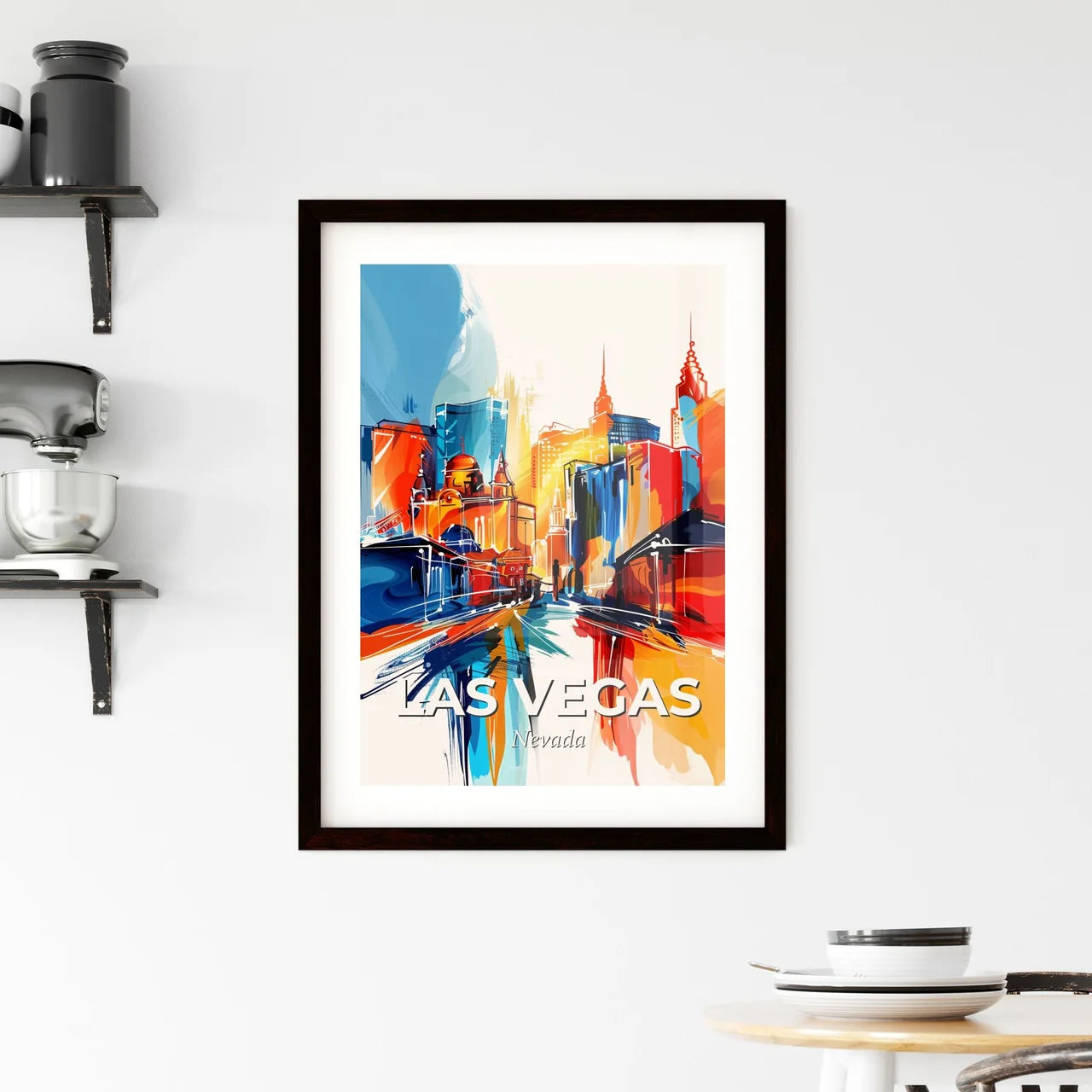 Vibrant Las Vegas, Nevada Framed Print