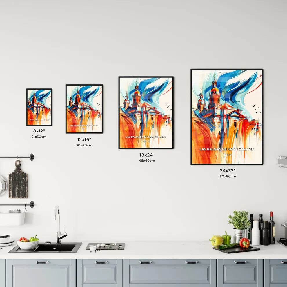 Vibrant Las Palmas De Gran Canaria, Spain Kitchen Art