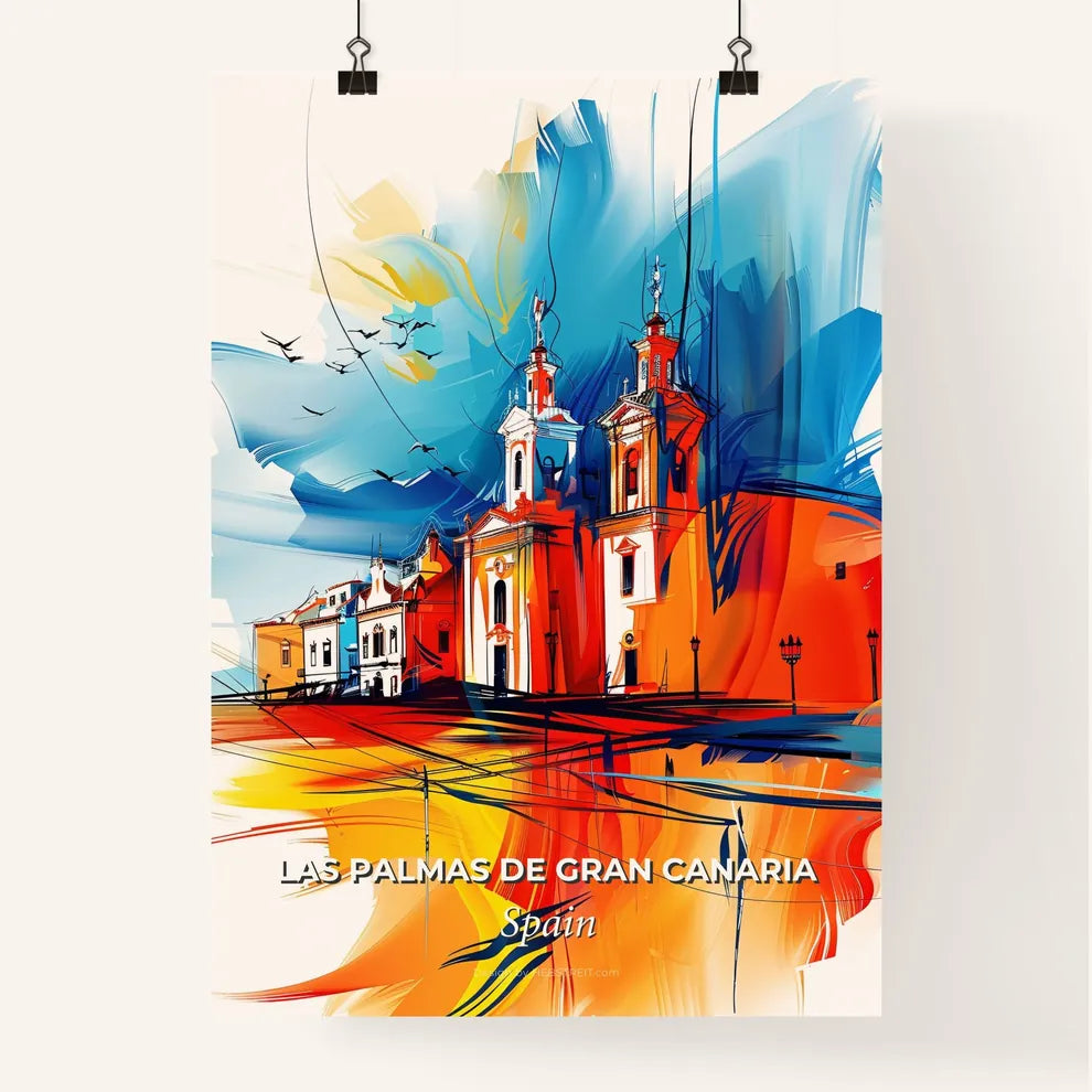 Vibrant Las Palmas De Gran Canaria, Spain Poster