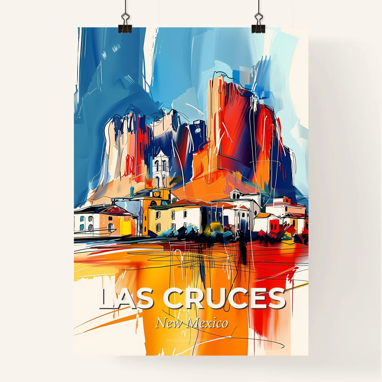 Vibrant Las Cruces, New Mexico Poster
