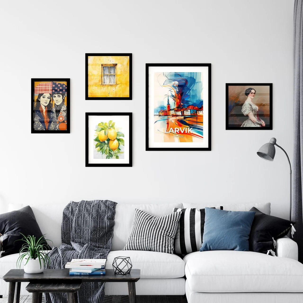 Vibrant Larvik, Norway Wall Art Collection