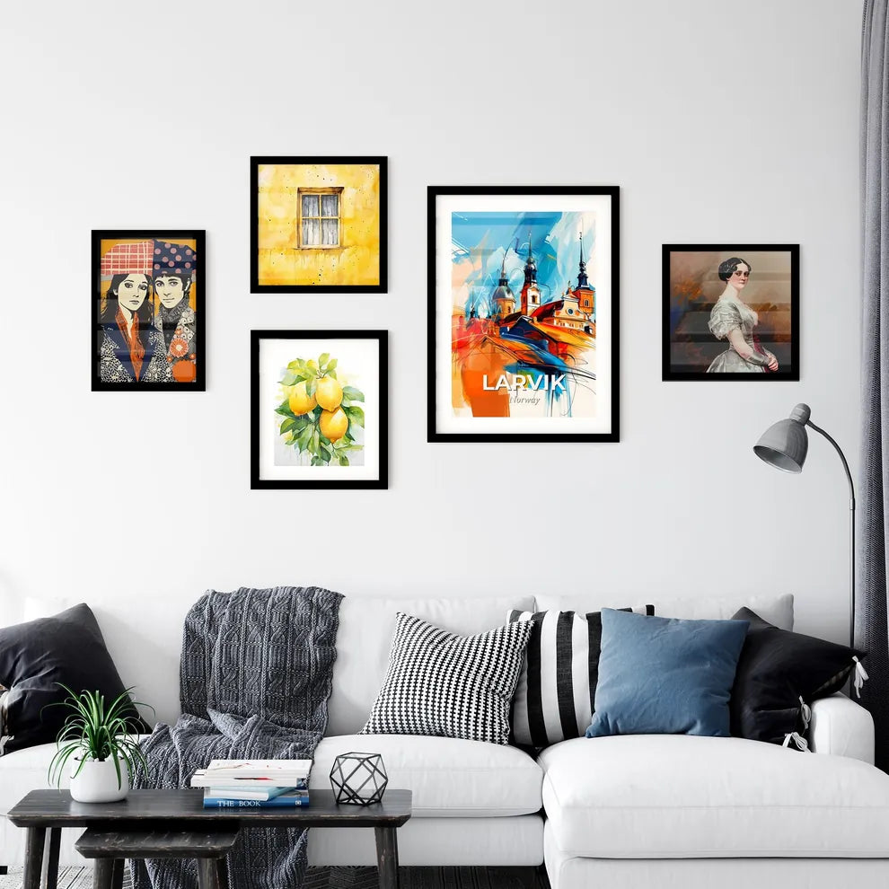 Vibrant Larvik, Norway Wall Art Collection