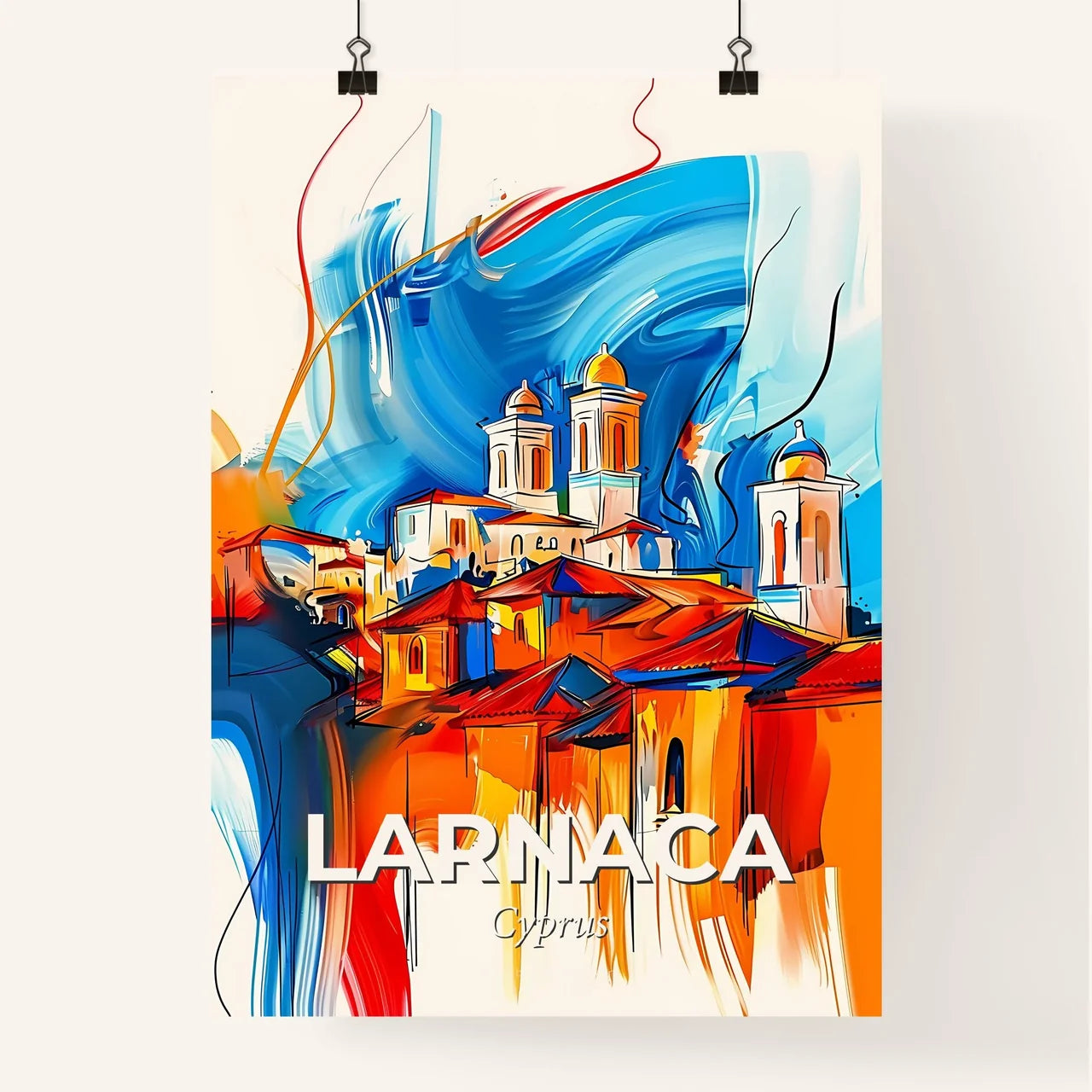 Vibrant Larnaca  , Cyprus Poster