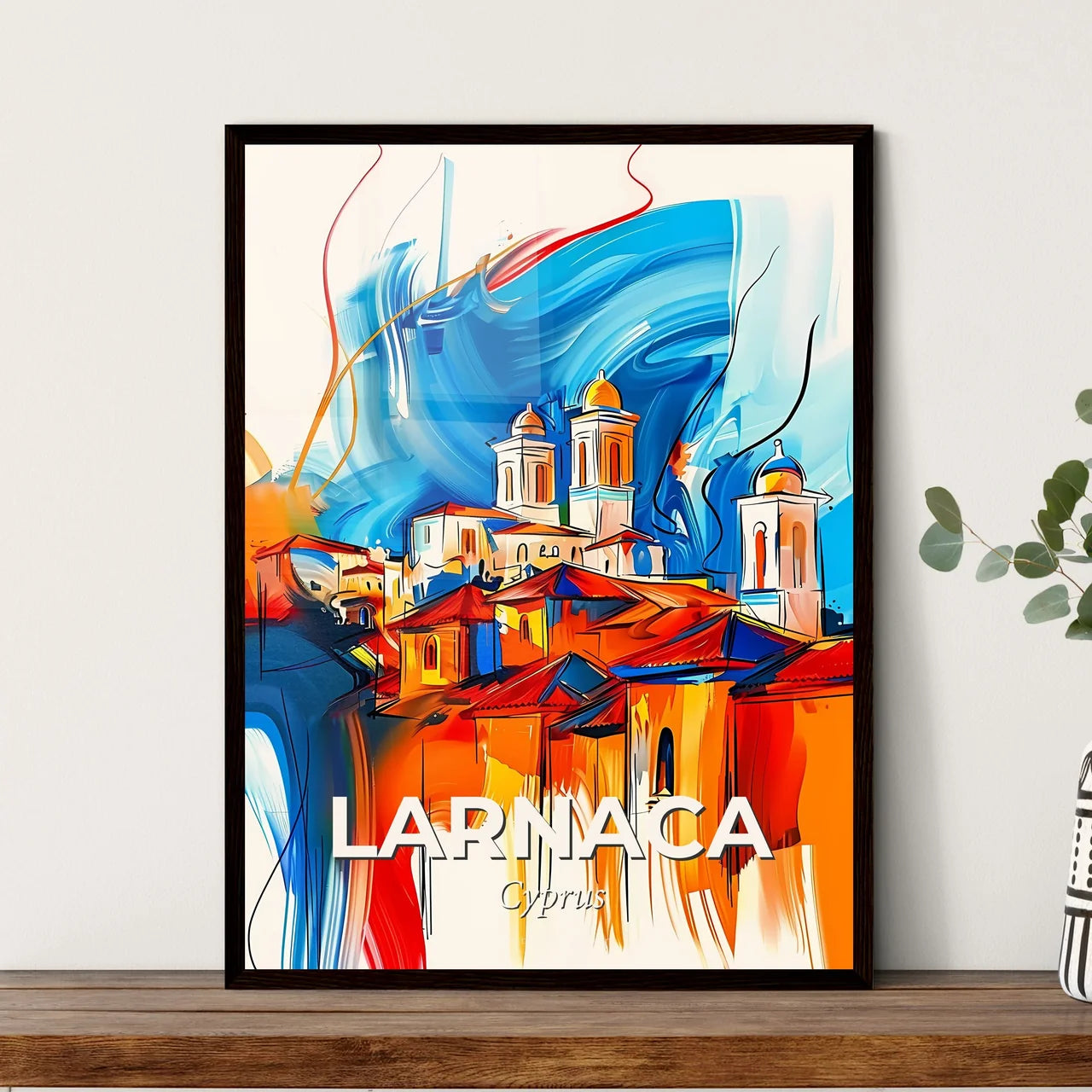 Vibrant Larnaca  , Cyprus Art Print