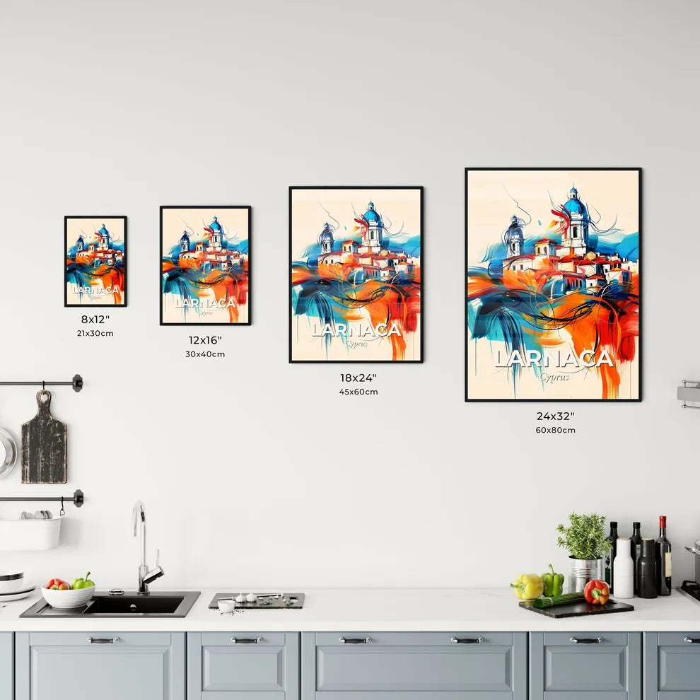Vibrant Larnaca  , Cyprus Kitchen Art