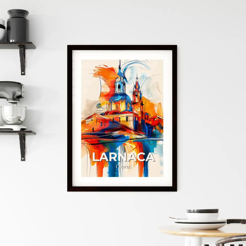 Vibrant Larnaca  , Cyprus Framed Print