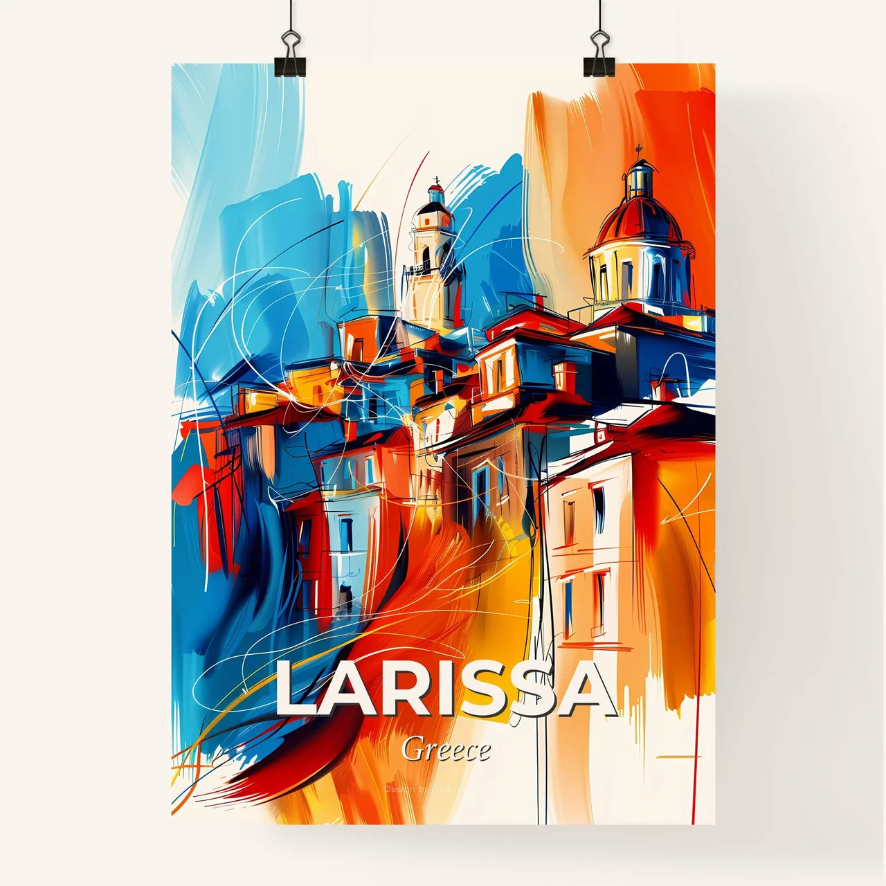 Vibrant Larissa, Greece Poster
