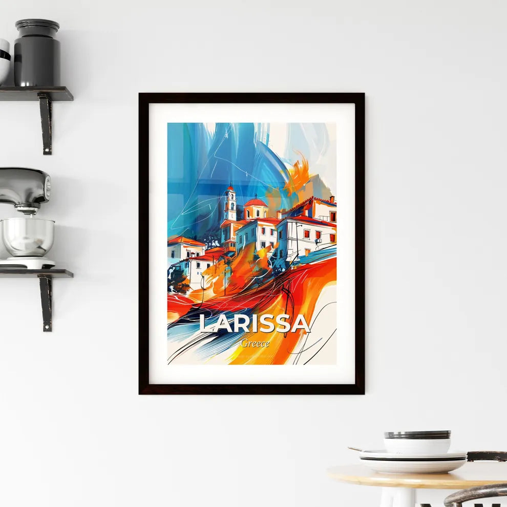 Vibrant Larissa, Greece Framed Print