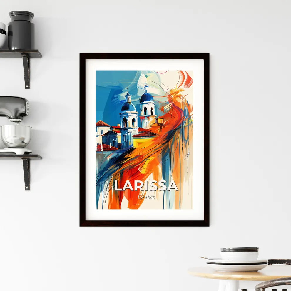 Vibrant Larissa, Greece Framed Print