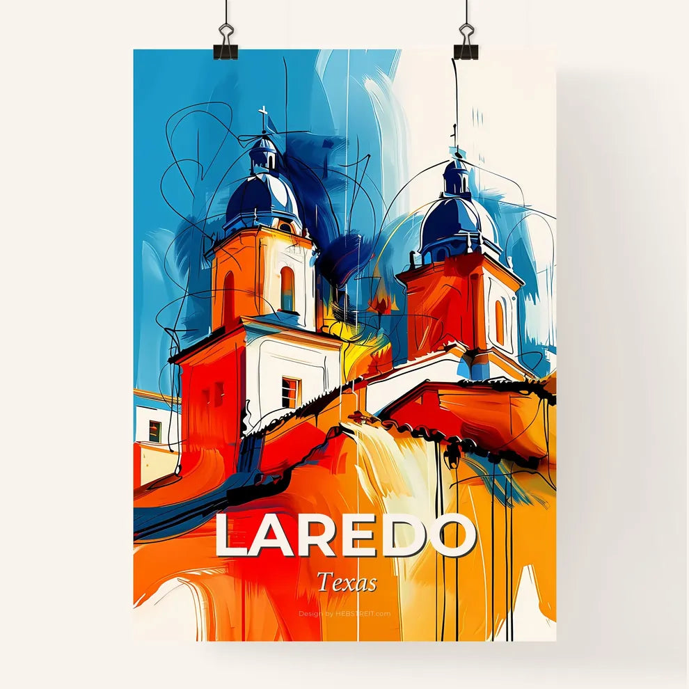 Vibrant Laredo, Texas Poster