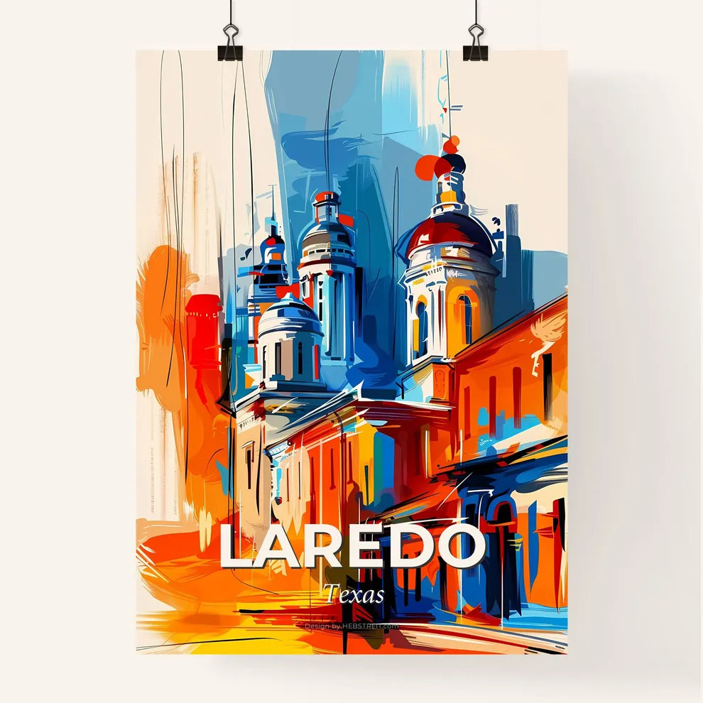 Vibrant Laredo, Texas Poster