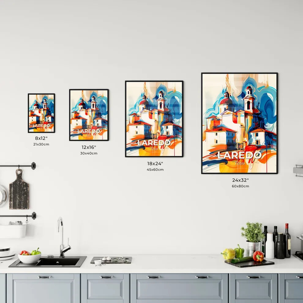 Vibrant Laredo, Texas Kitchen Art