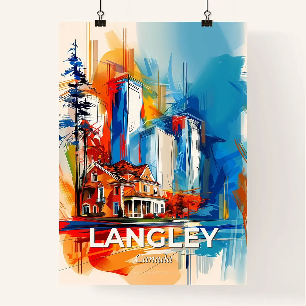 Vibrant Langley, Canada Poster