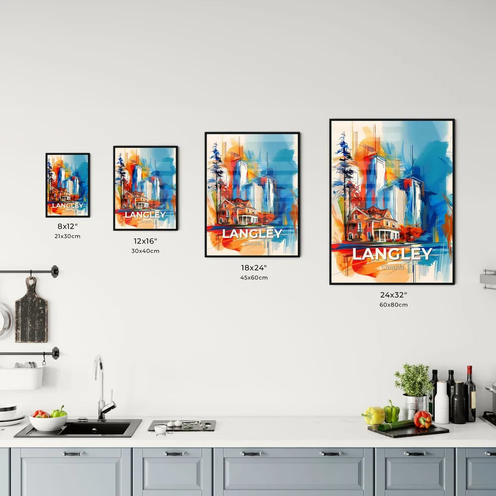 Vibrant Langley, Canada Kitchen Art