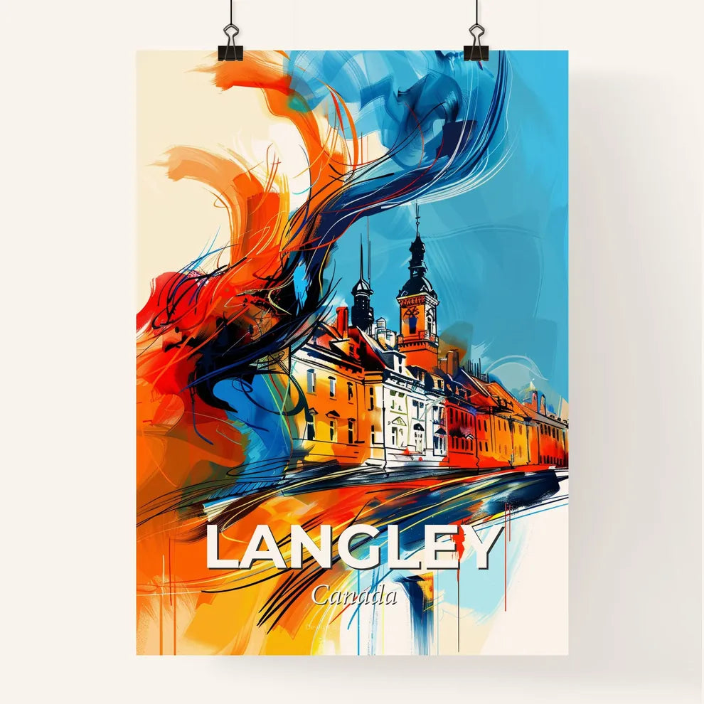 Vibrant Langley, Canada Poster