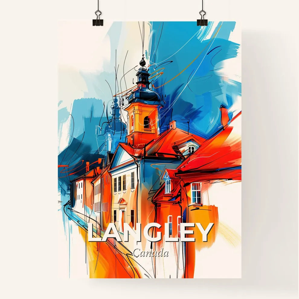 Vibrant Langley, Canada Poster