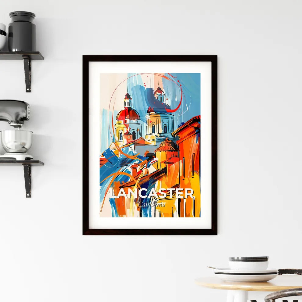 Vibrant Lancaster, California Framed Print