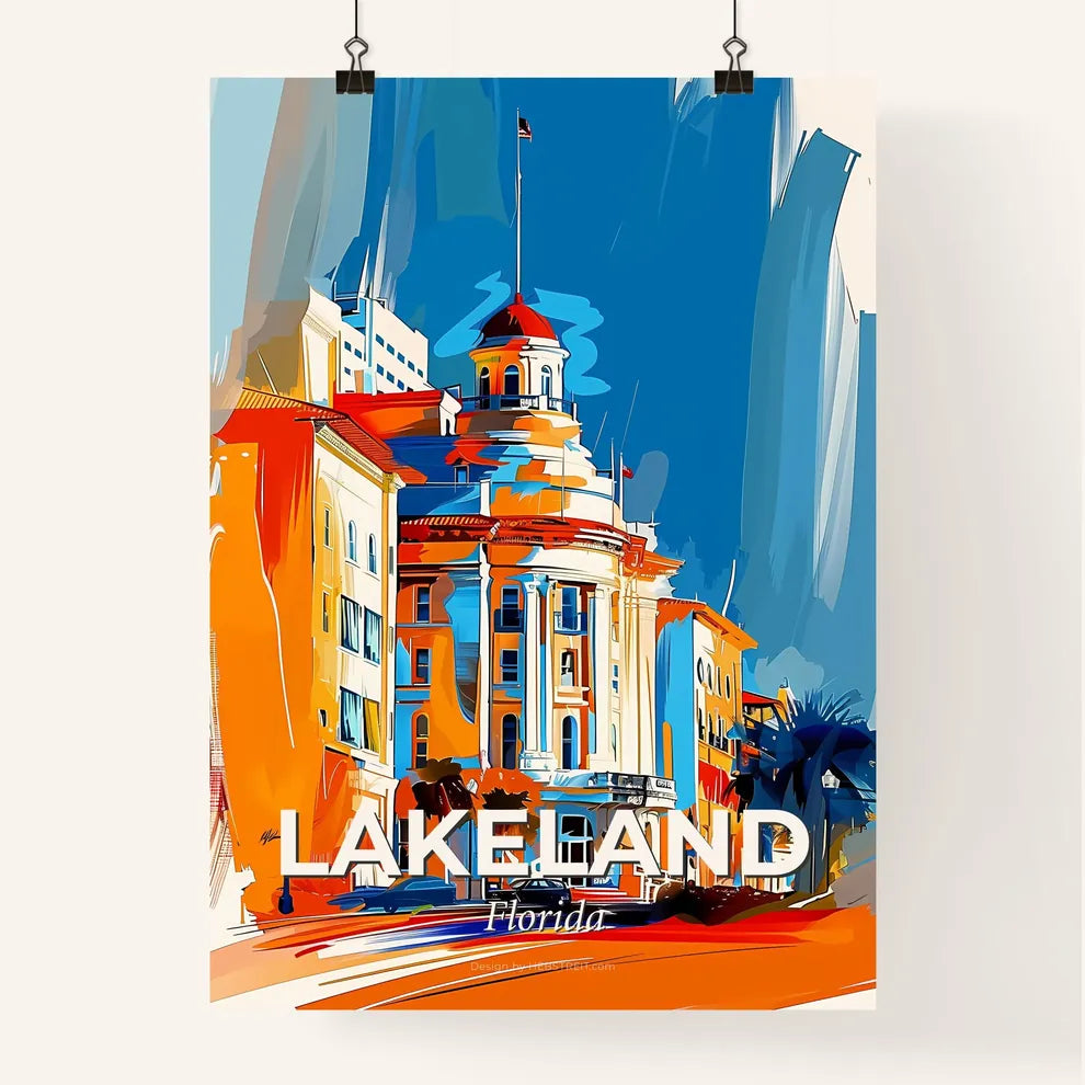 Vibrant Lakeland, Florida Poster