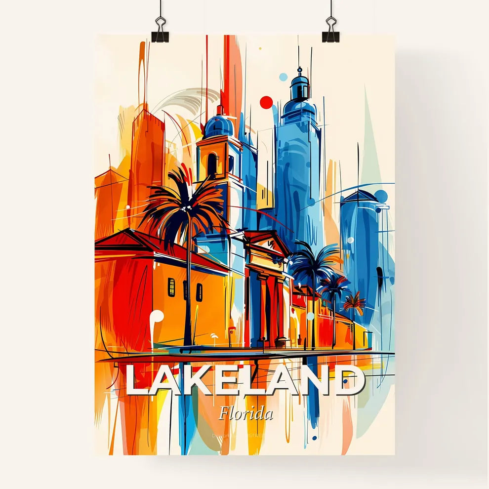 Vibrant Lakeland, Florida Poster