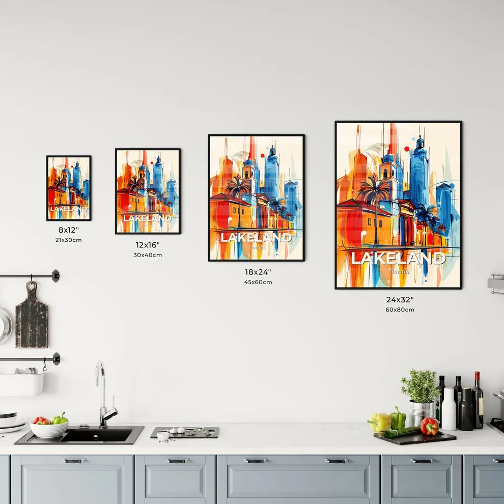 Vibrant Lakeland, Florida Kitchen Art