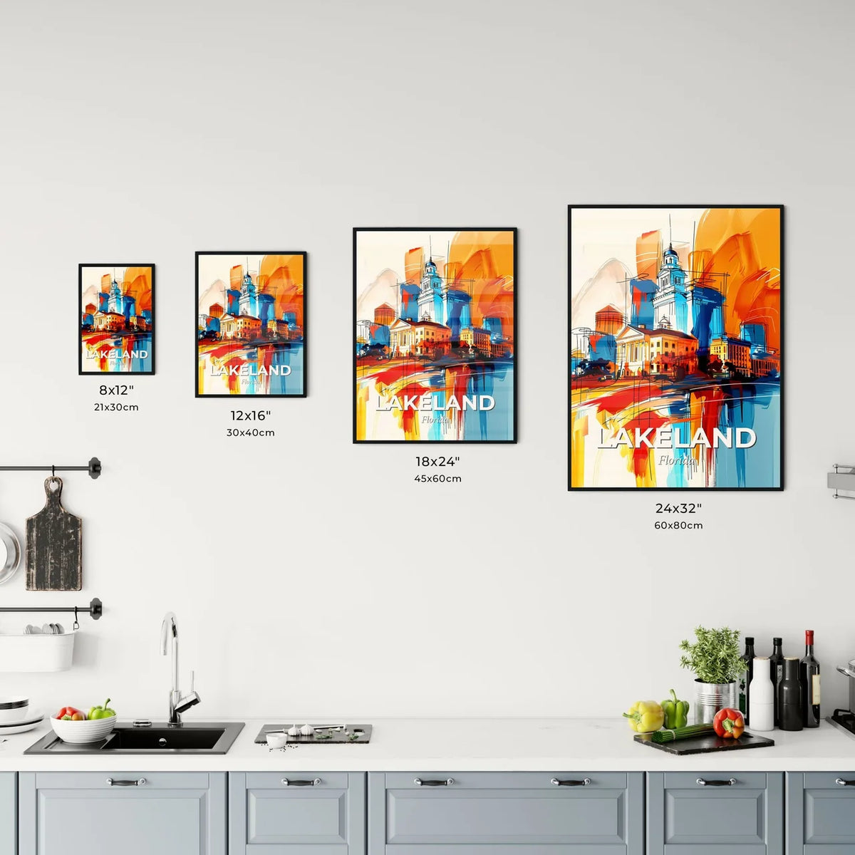 Vibrant Lakeland, Florida Kitchen Art