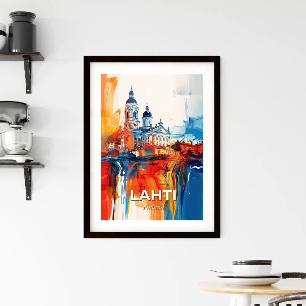Vibrant Lahti, Finland Framed Print