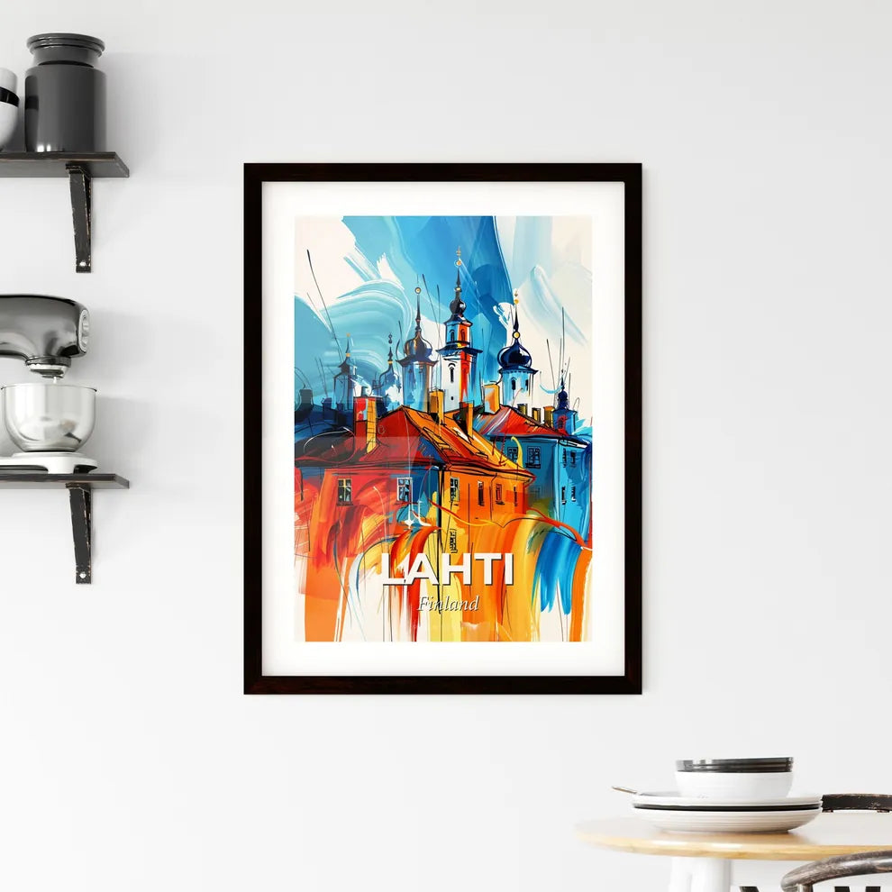 Vibrant Lahti, Finland Framed Print