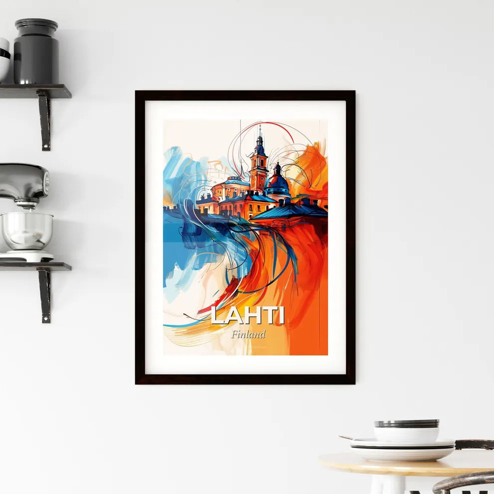 Vibrant Lahti, Finland Framed Print