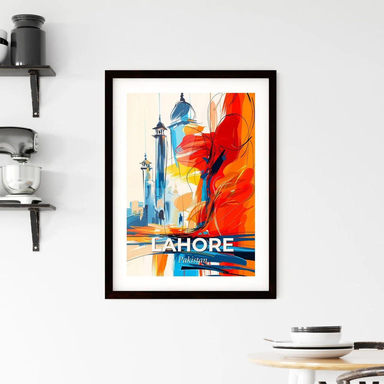 Vibrant Lahore, Pakistan Framed Print