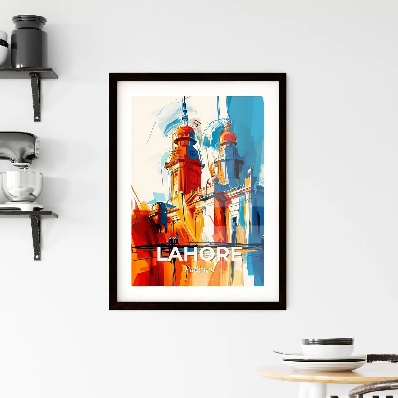 Vibrant Lahore, Pakistan Framed Print