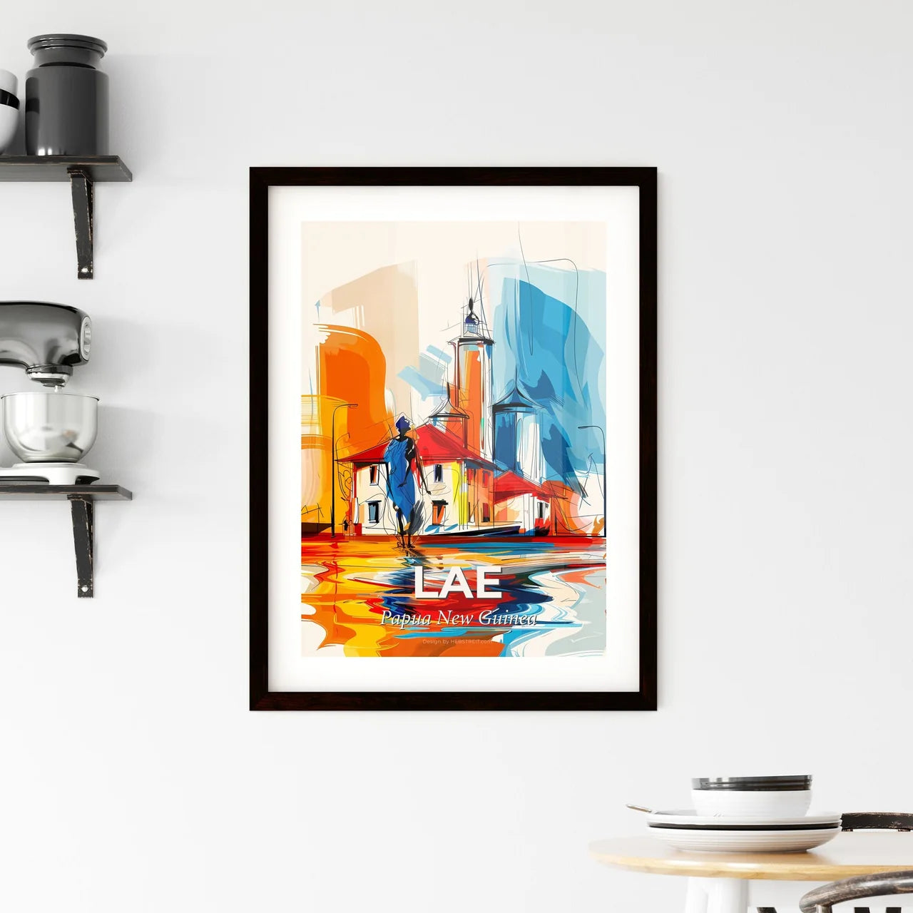 Vibrant Lae, Papua New Guinea Framed Print