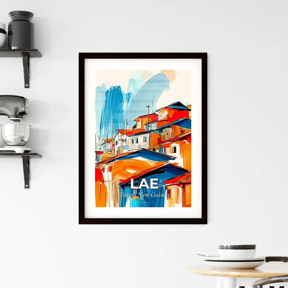 Vibrant Lae, Papua New Guinea Framed Print
