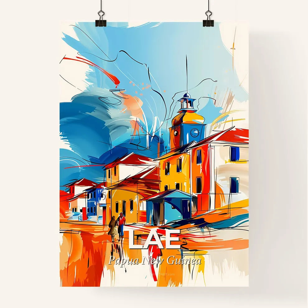 Vibrant Lae, Papua New Guinea Poster