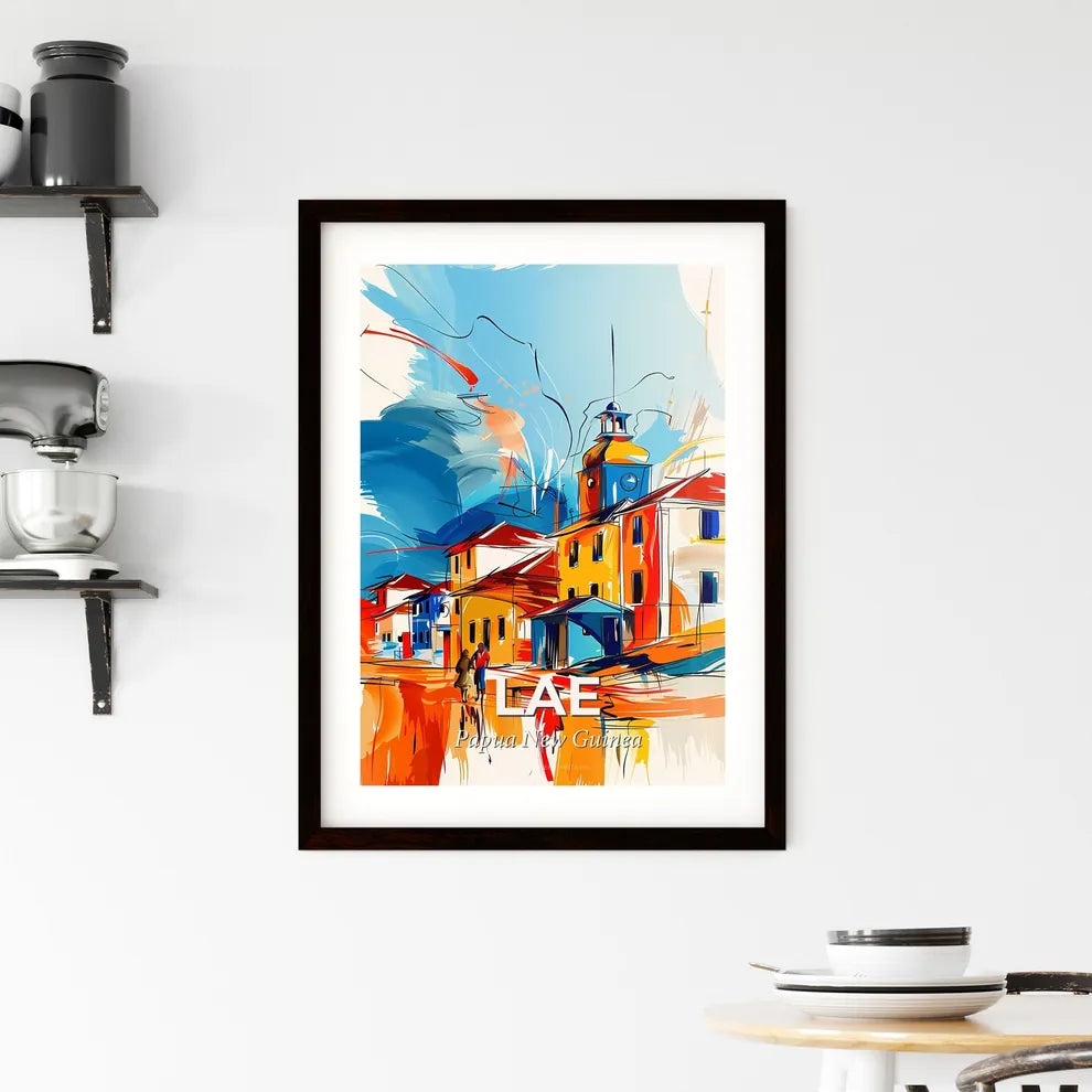 Vibrant Lae, Papua New Guinea Framed Print