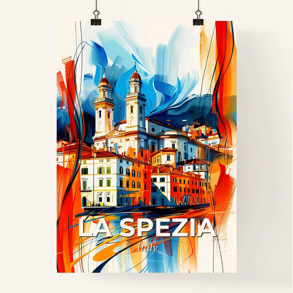 Vibrant La Spezia, Italy Poster