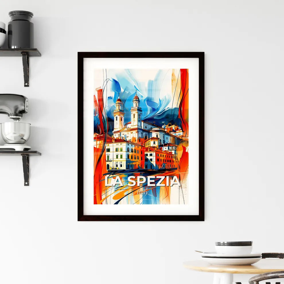 Vibrant La Spezia, Italy Framed Print
