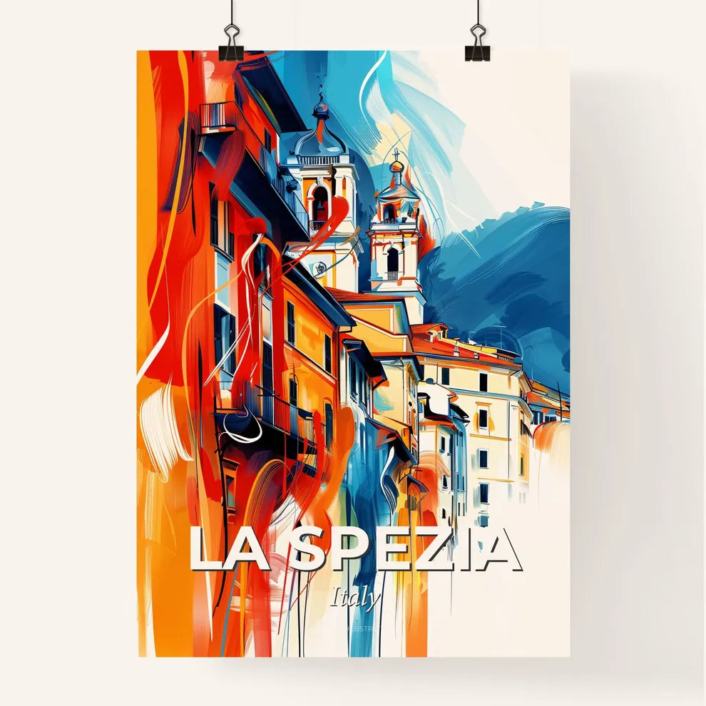 Vibrant La Spezia, Italy Poster