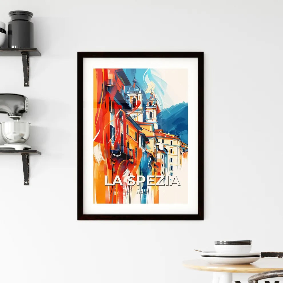 Vibrant La Spezia, Italy Framed Print