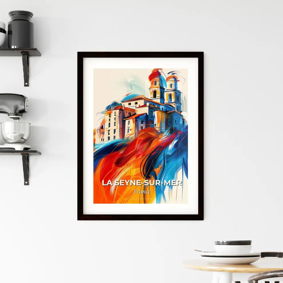 Vibrant La Seyn Framed Print
