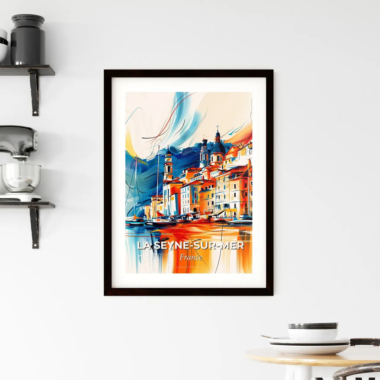 Vibrant La Seyn Framed Print