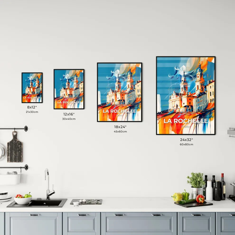 Vibrant La Rochelle, France Kitchen Art