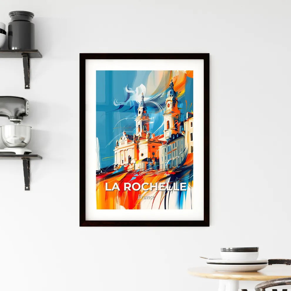 Vibrant La Rochelle, France Framed Print