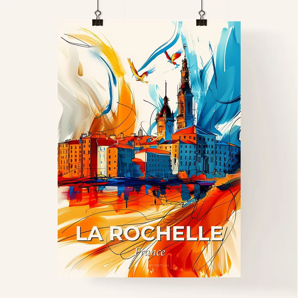 Vibrant La Rochelle, France Poster