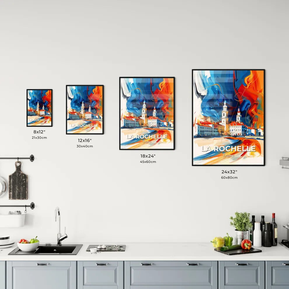 Vibrant La Rochelle, France Kitchen Art
