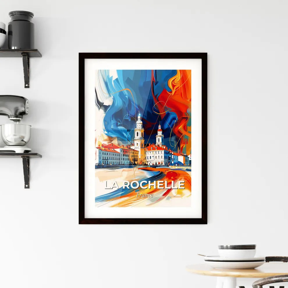 Vibrant La Rochelle, France Framed Print