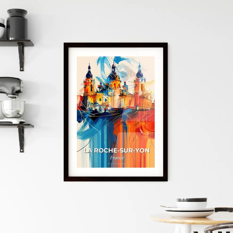 Vibrant La Roch Framed Print